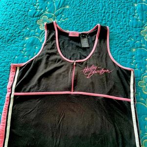Pink label Harley Davidson tank top with shelf bra